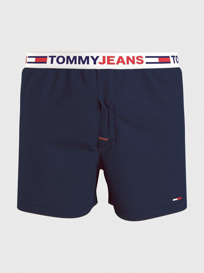 Férfi Tommy Hilfiger Tj woven boxer Boxers Sötétkék | HU 1348CTV